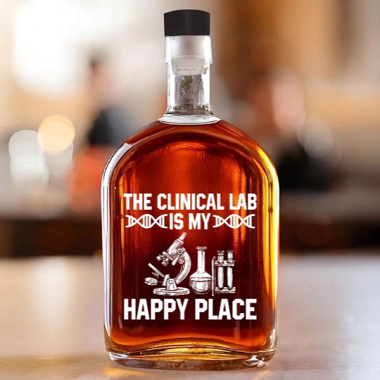 Medical lab technicians | Lab chemistry gifts Whiskey Bottles