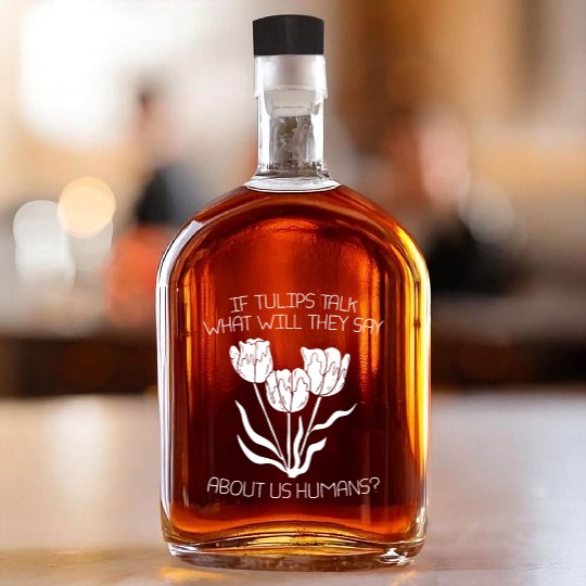 Tulip Gardening Tulips Whiskey Bottles