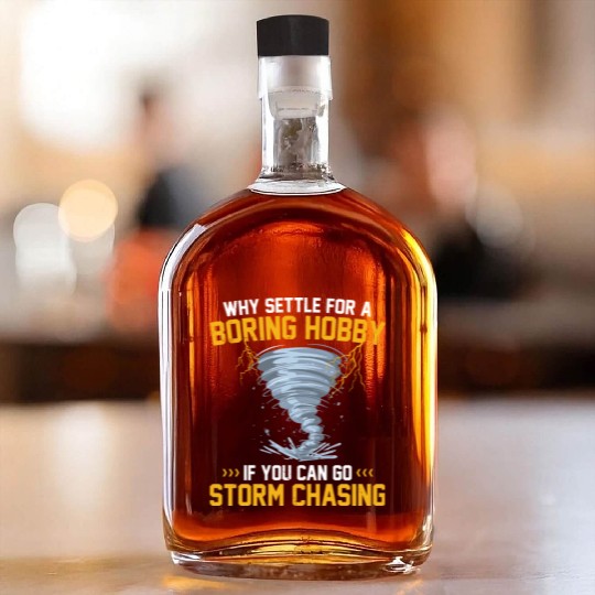 Storm Chaser gift idea | Tornado Meteorologists Whiskey Bottles