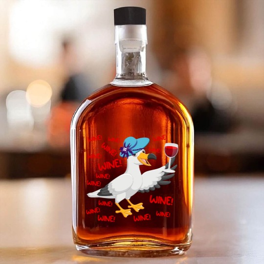 Seagull Whiskey Bottles Wine Lover North German Seagulls