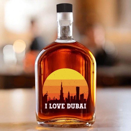 I love Dubai Whiskey Bottles