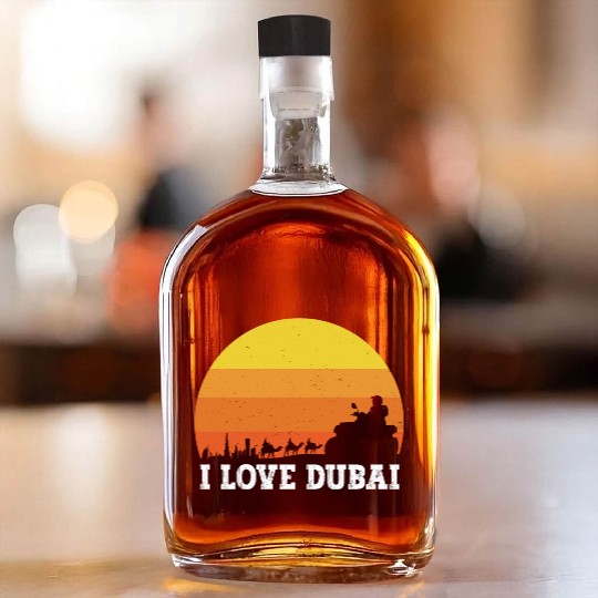 I love Dubai Whiskey Bottles