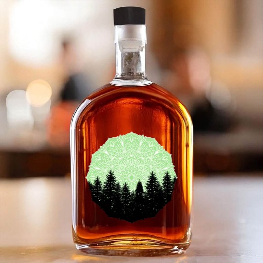 Green Forest Mandala Pacific Northwest Whiskey Bottles