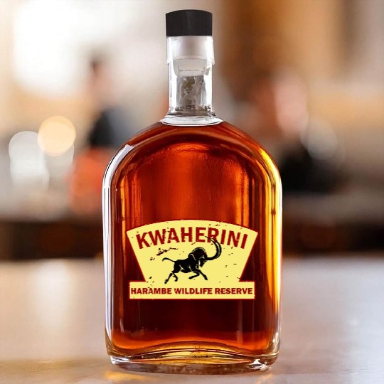 Kwaherini Harambe Wildlife Reserve Whiskey Bottles