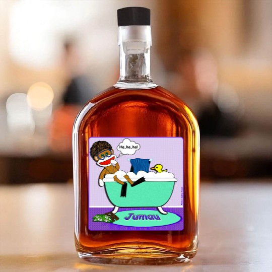 Jumau the Sock Monkey Whiskey Bottles