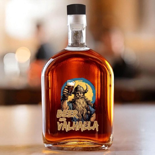 Viking World Tour Vikings Valhalla Odin for a Men Whiskey Bottles