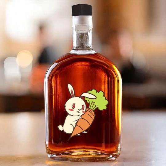 Rabbit And Carrot Whiskey Bottles