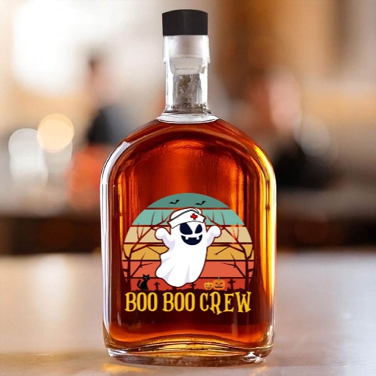 Boo Boo Crew Whiskey Bottles