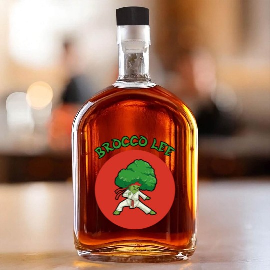 Japan Karate Martial Arts MMA Broccoli Whiskey Bottles