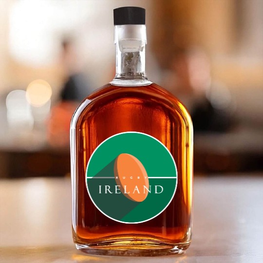 RUGBY IRELAND Whiskey Bottles