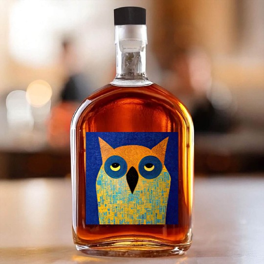 Mod Owl: Bored Owl Whiskey Bottles