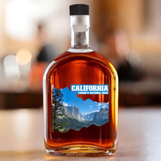 California – Yosemite National Park Whiskey Bottles
