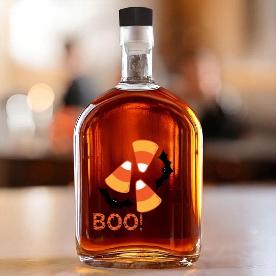 Candy Corn Design Whiskey Bottles