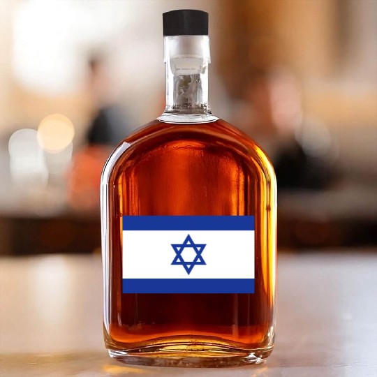 Flag of Israel X 300 Whiskey Bottles