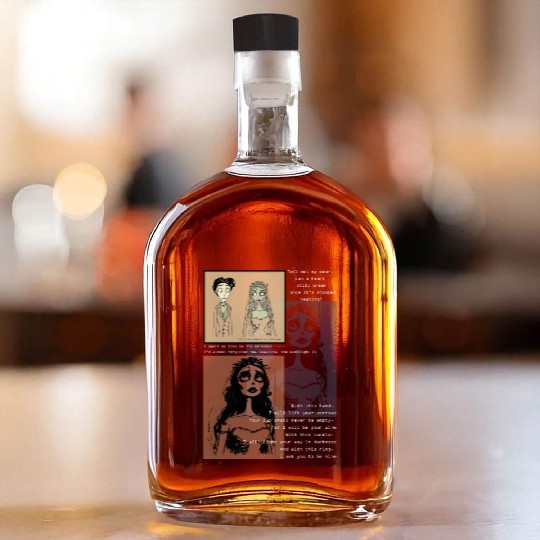 corpse bride Whiskey Bottles