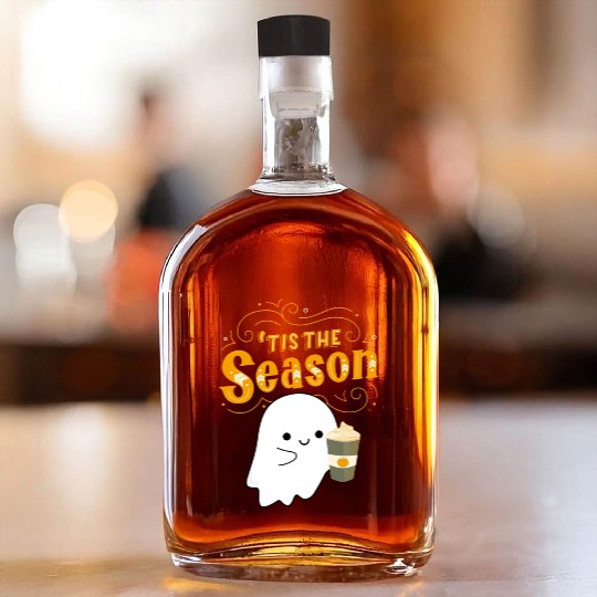 Tis the season pumpkin spice Whiskey Bottles