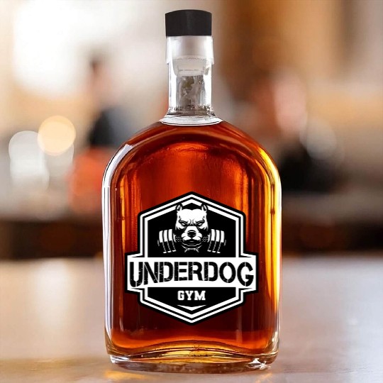 Pittbull - Underdog GYM Whiskey Bottles