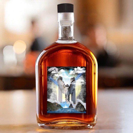 Celestial Gateway - Angelic Serenity Whiskey Bottles