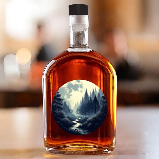 Enchanted Forest - Great Christmas Gift! Whiskey Bottles