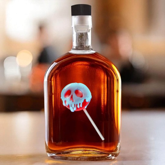 Poison Apple Halloween Candy Lollipop Whiskey Bottles