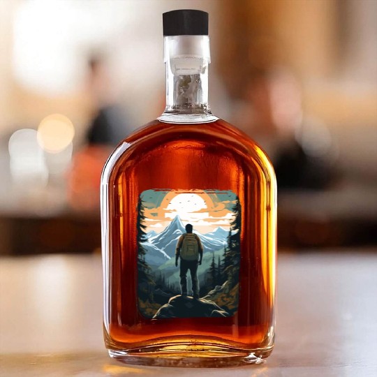 Forest nature trekking adventure Whiskey Bottles