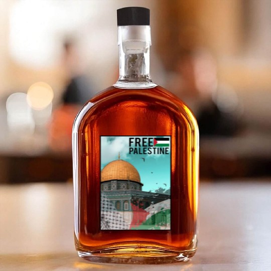 free palestine Whiskey Bottles