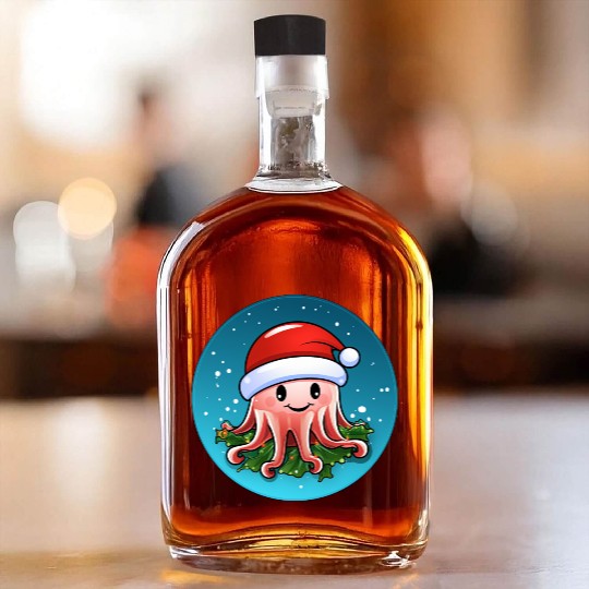 Jellyfish Christmas Whiskey Bottles