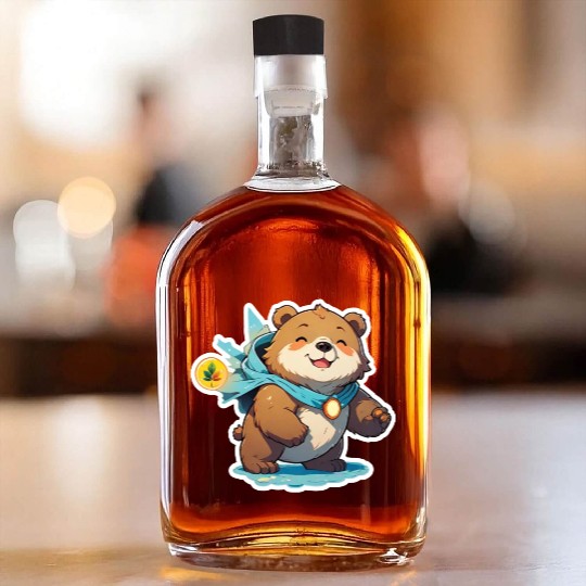 Bear Cubs: Cute Overload! Whiskey Bottles