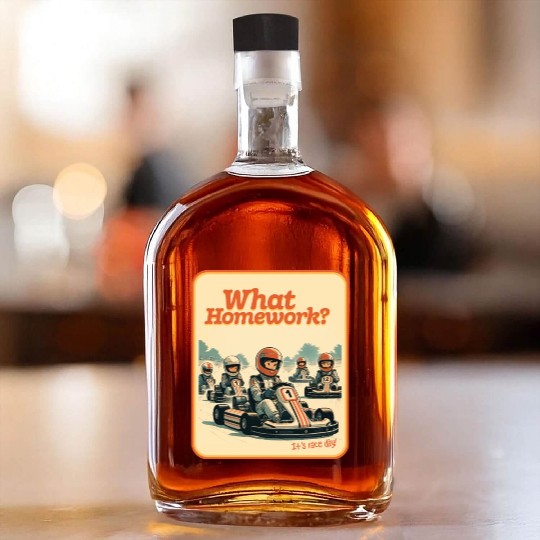 What Homework? It’s Race Day! Whiskey Bottles