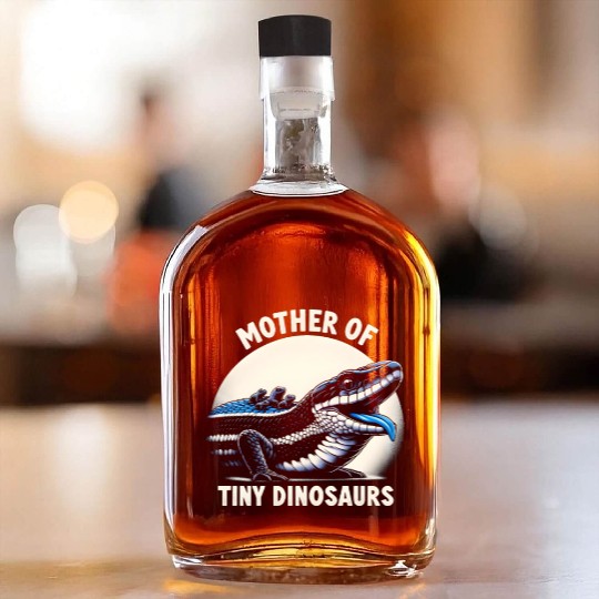 Lizard Collector Reptile Lover Blue Tongue Skink Whiskey Bottles