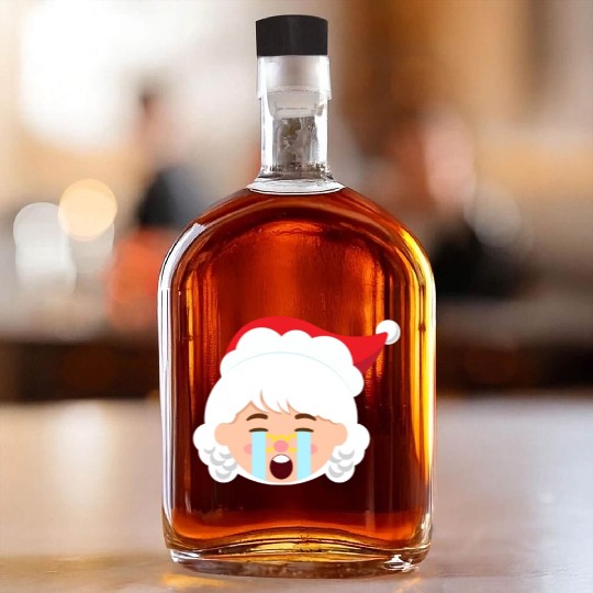 Mrs Claus Emoticons Crying Out Loud Christmasfunny Whiskey Bottles