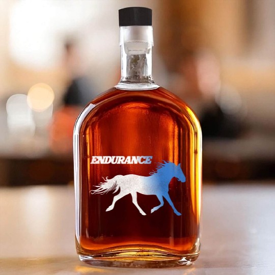 Napoleon Dynamite Running Horses Endurance Whiskey Bottles