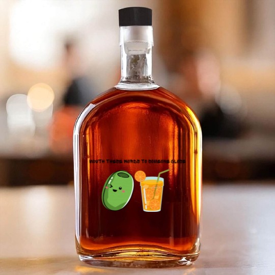 Olive Juice (I love you) Whiskey Bottles