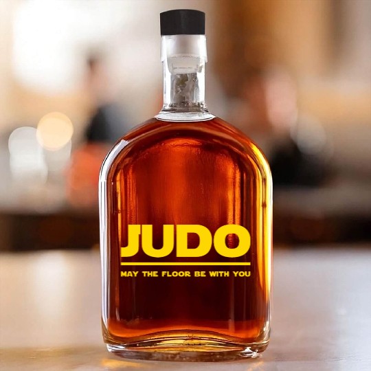 Judo Funny Whiskey Bottles Japanese Martial Art Wrestling Judo