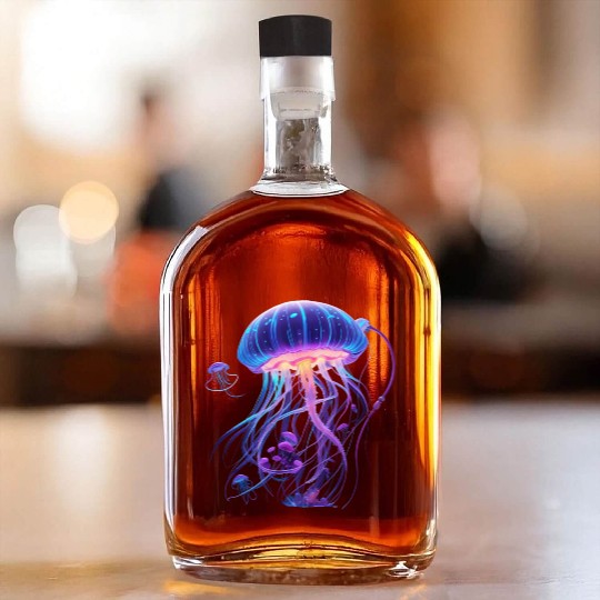 Jellyfish Jewels Whiskey Bottles