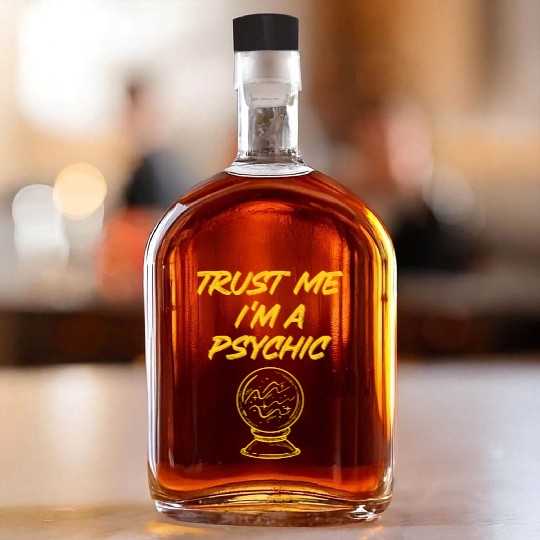 Psychic Astrology Astronomer Whiskey Bottles