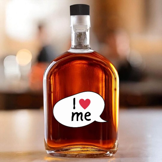 I love me affirmation Whiskey Bottles