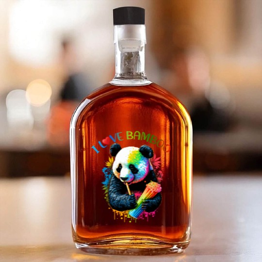 I Love Bamboo Whiskey Bottles