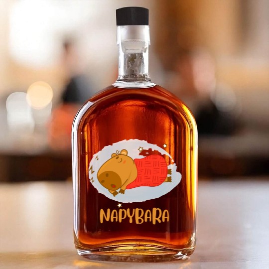 Sleepy Capybara Whiskey Bottles