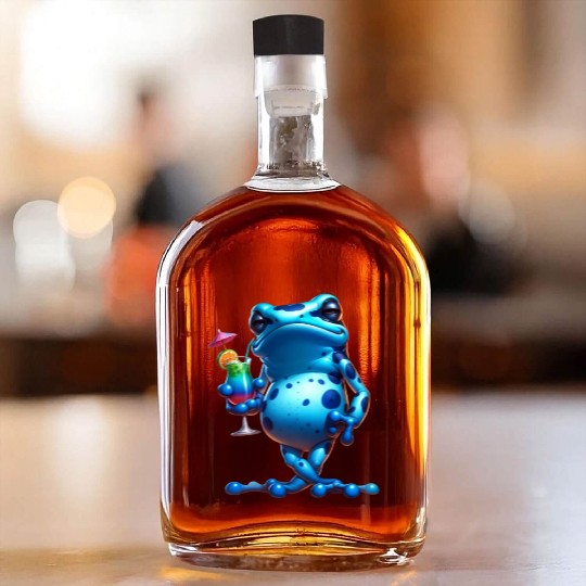 Poison dart frog Whiskey Bottles