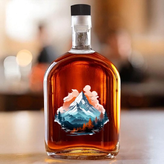 Mountain Landscape Mountains Nature Hiking Whiskey Bottles
