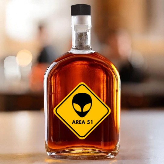 Area 51 Whiskey Bottles
