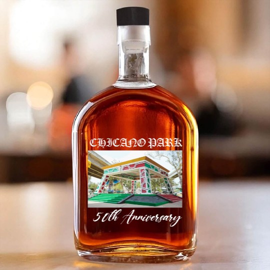 50th anniversary Chicano park Whiskey Bottles
