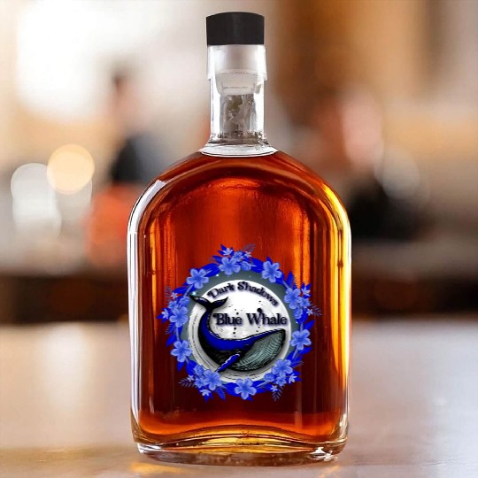 Dark Shadows Blue Whale Whiskey Bottles