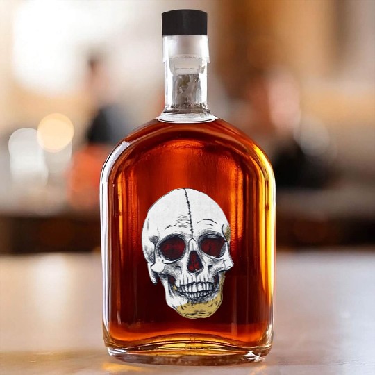 Skull streetwear revolution Whiskey Bottles