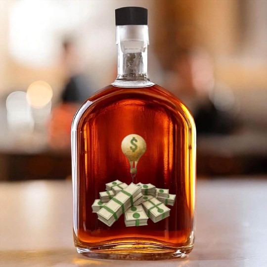 money light bulb Whiskey Bottles