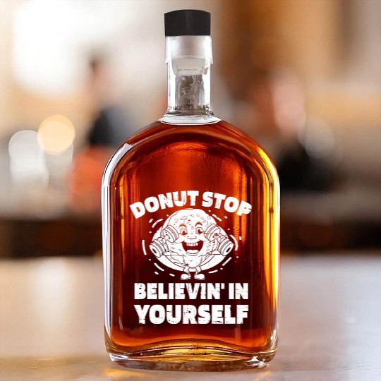 Fitness Donut Funny Donut Gym Whiskey Bottles