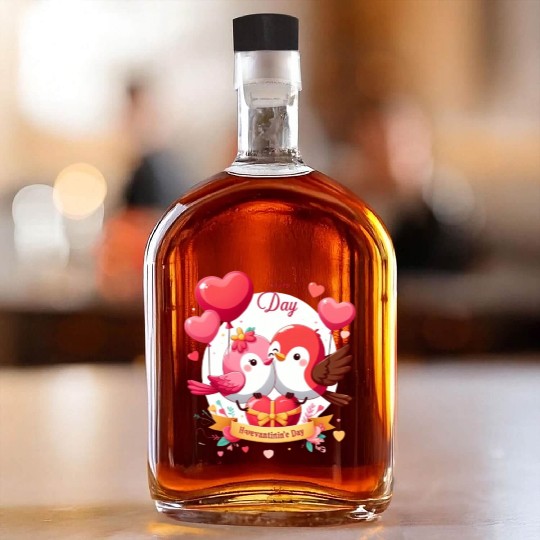 Valentine Day Simpl Whiskey Bottles
