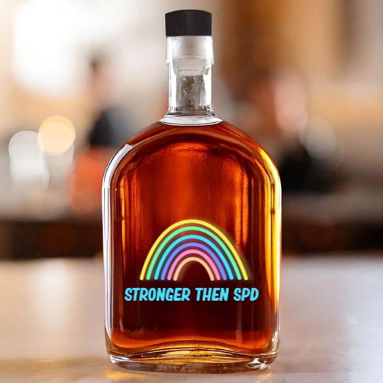 Stronger Than SPD Awareness Disorder Toddler Whiskey Bottles