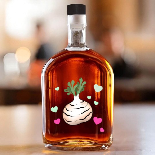 Turnip Love Valentine's Day Hearts Whiskey Bottles